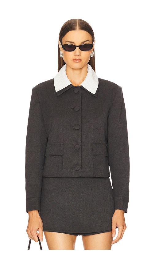 Maude Club Gwen Jacket in Charcoal.  XS also in L
