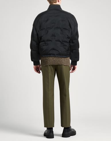 Man Puffer Black Size 36 Polyamide, Virgin Wool