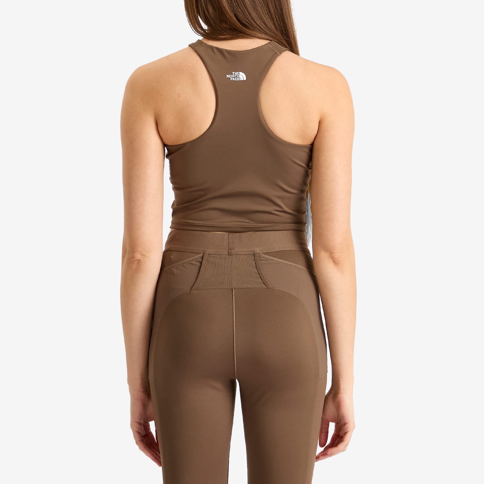 Women's Refina Longline Bra Top in Smokey Brown