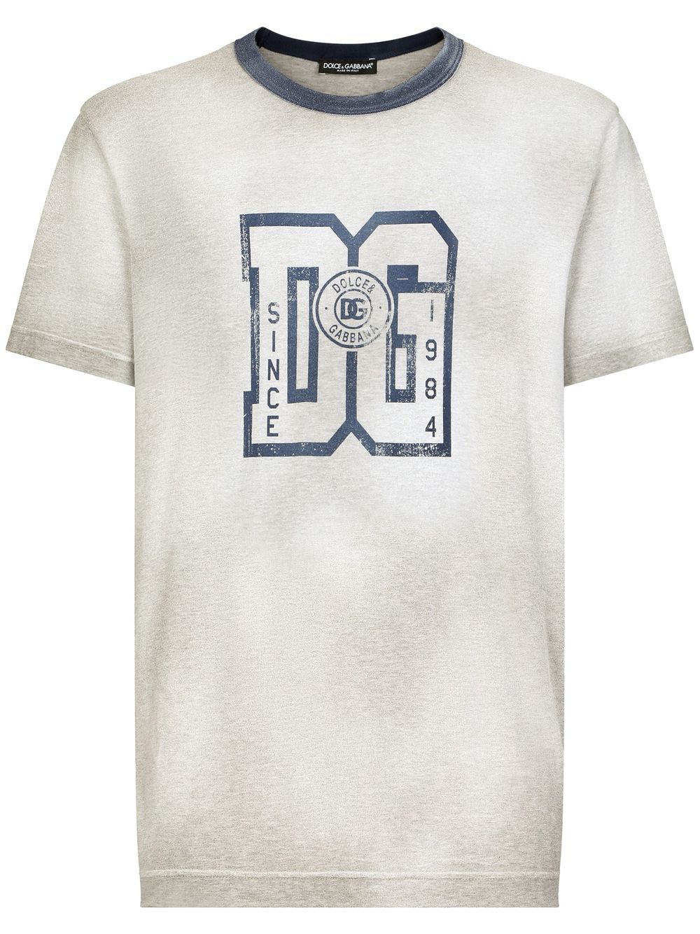 Logo-print crew-neck T-shirt - Grey