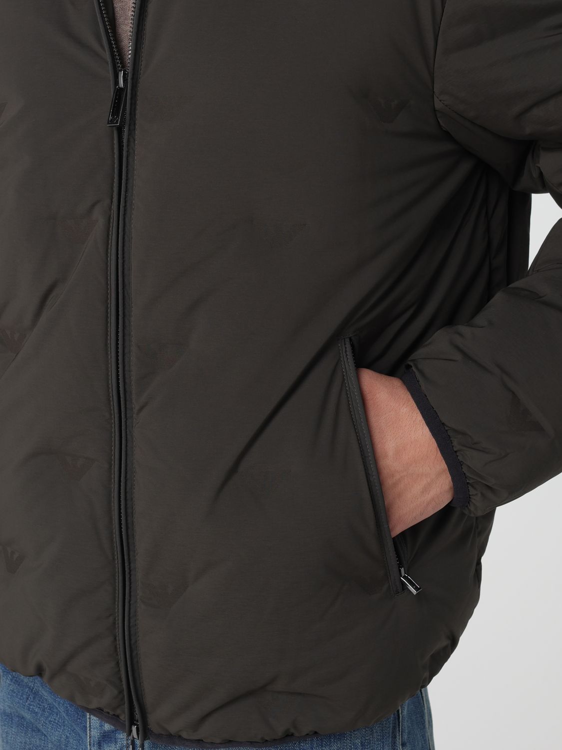 Jacket Men color Green