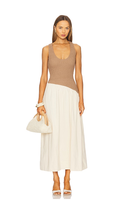 SOVERE Haven Dress in Taupe.  XL. Also in