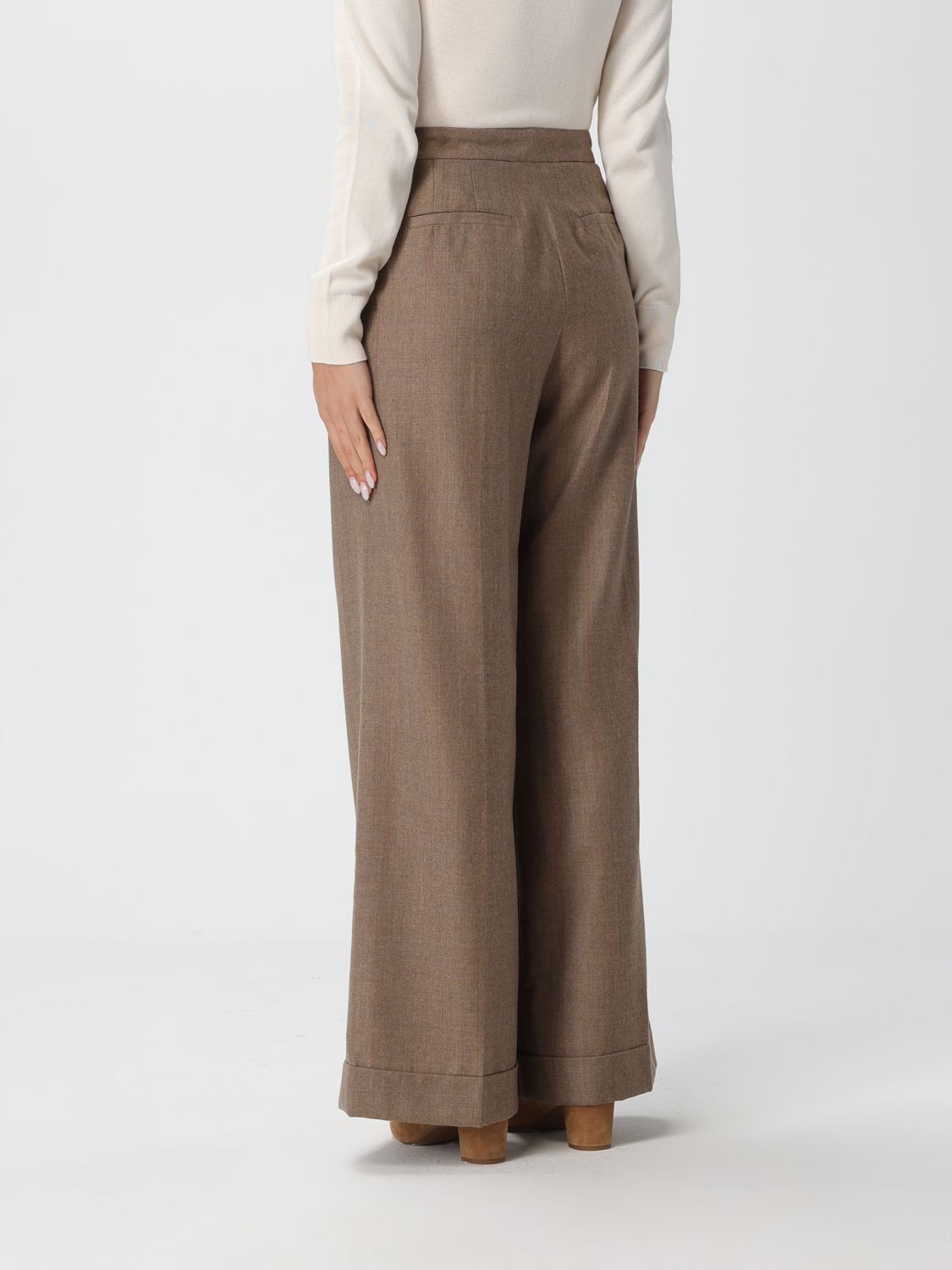 Pants Woman color Dove Grey
