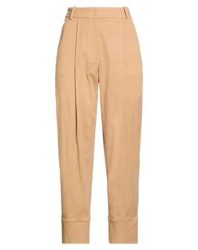 Woman Pants Camel Size 8 Lyocell, Cotton, Elastane