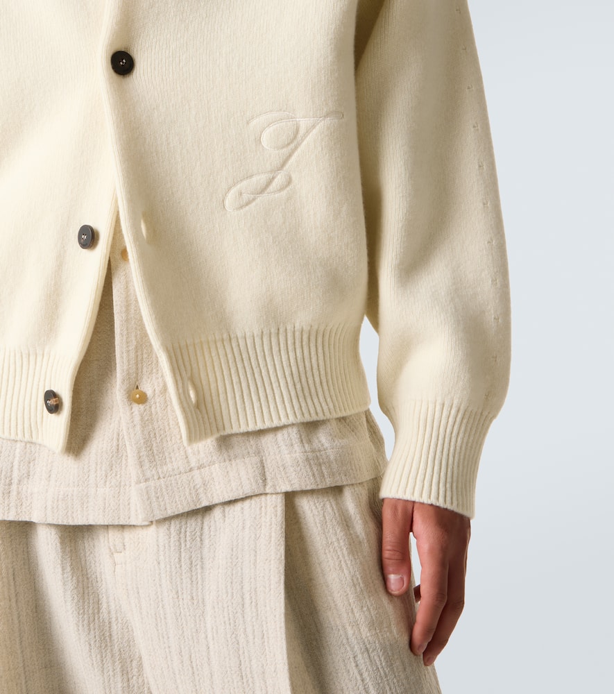 Pallone wool and cashmere cardigan