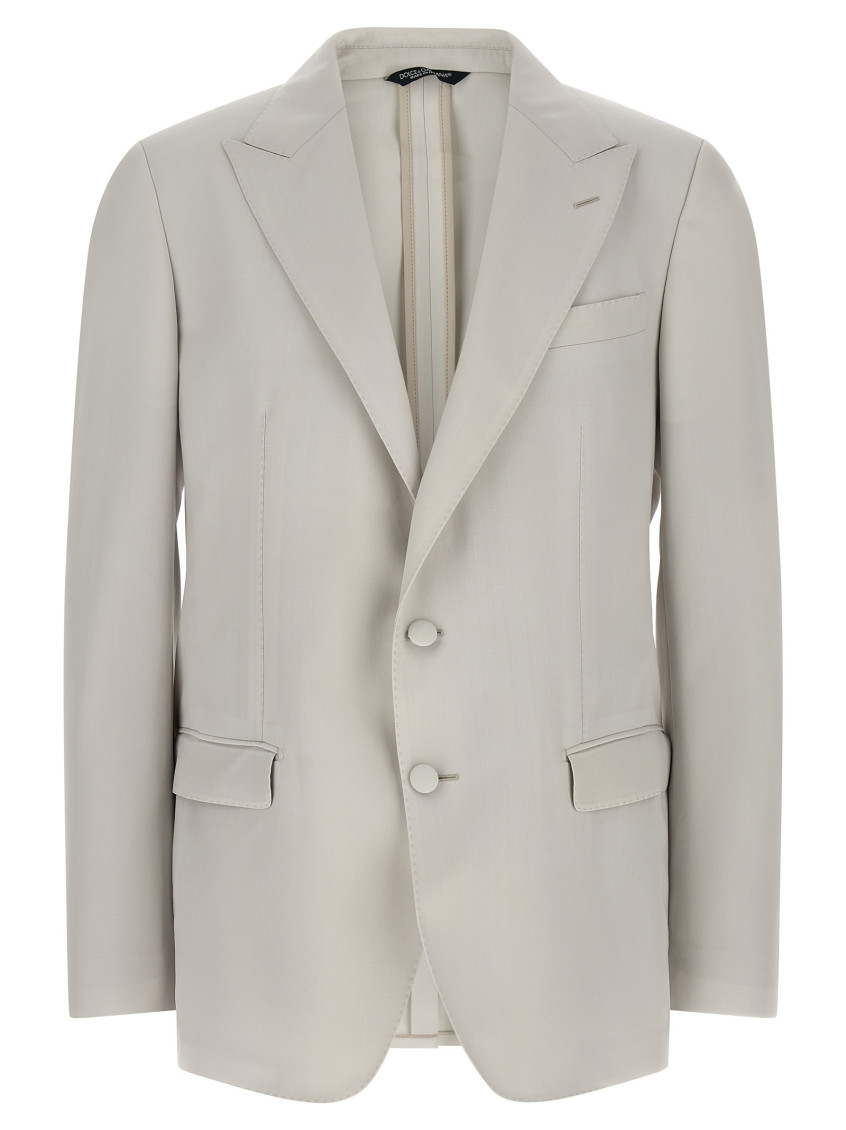 White Wool Blazer