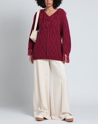 Woman Sweater Garnet Size 10 Acrylic, Mohair wool, Polyamide, Wool