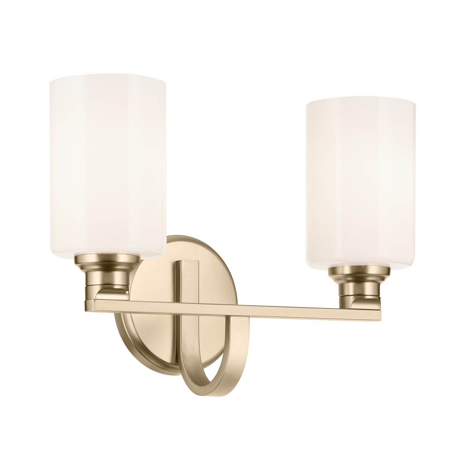 Champagne Bronze Bathroom Vanity Light from the Gioe Collection