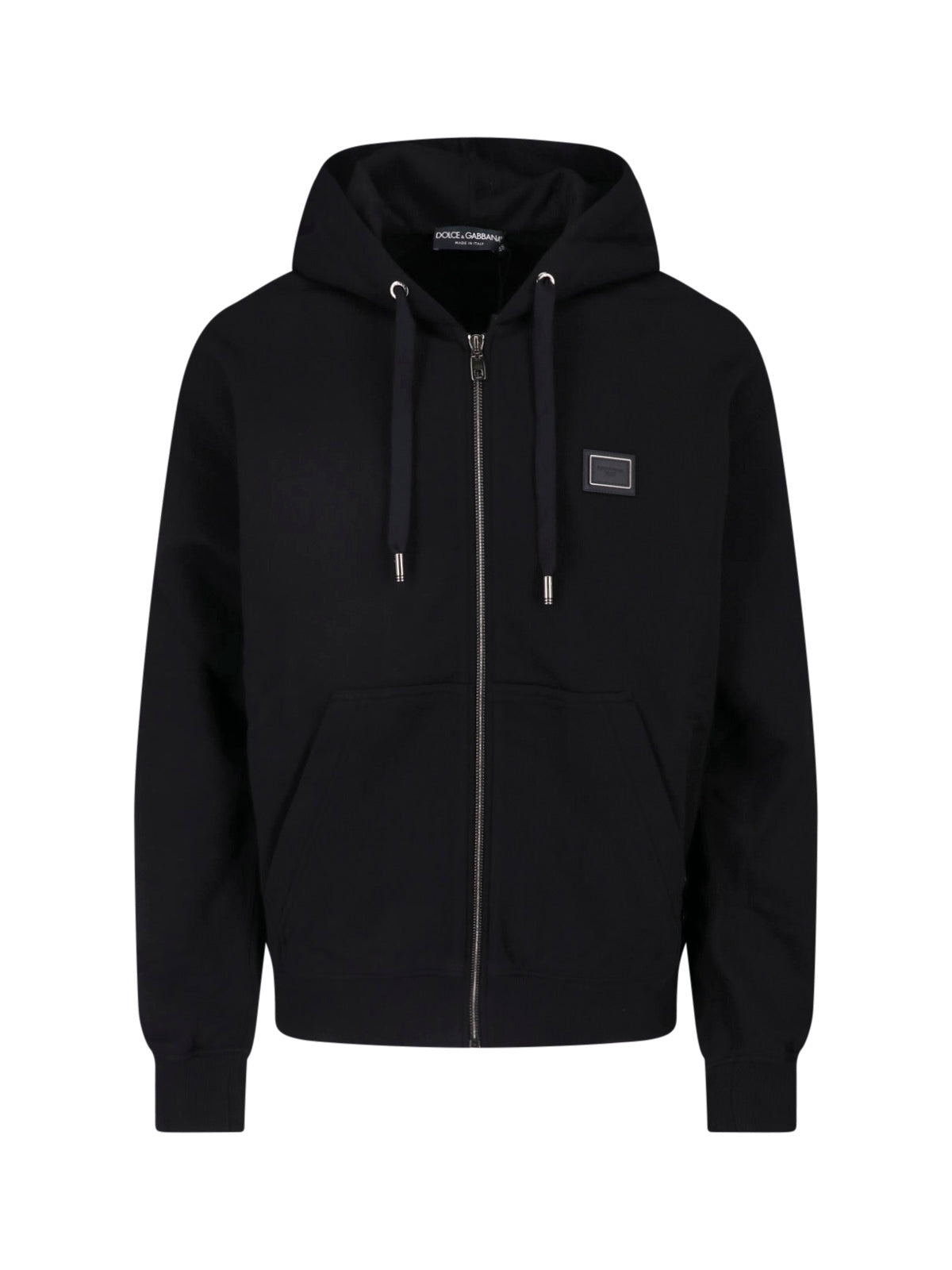 Zip-Up Cotton Hoodie