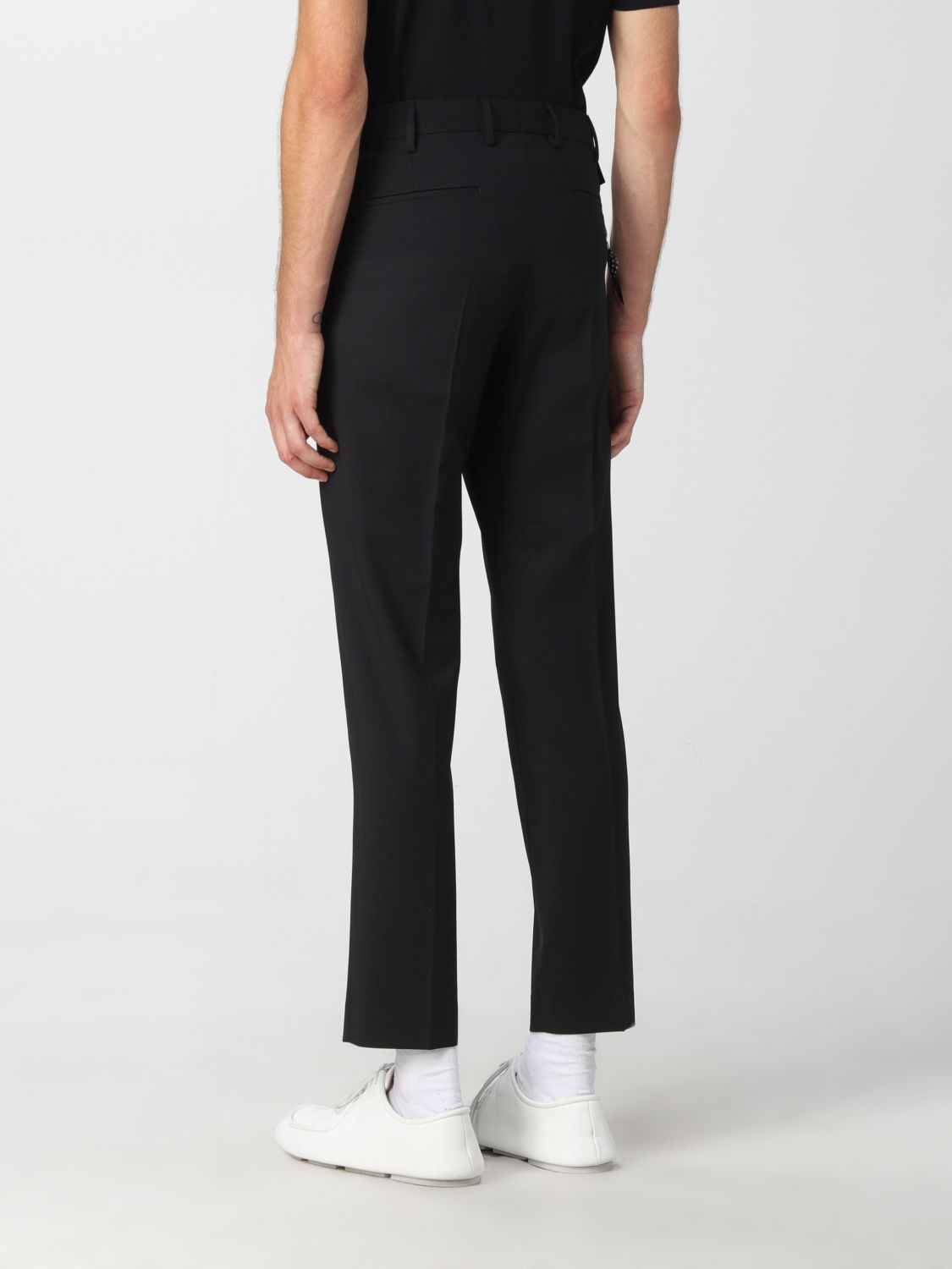 Trousers Men colour Black