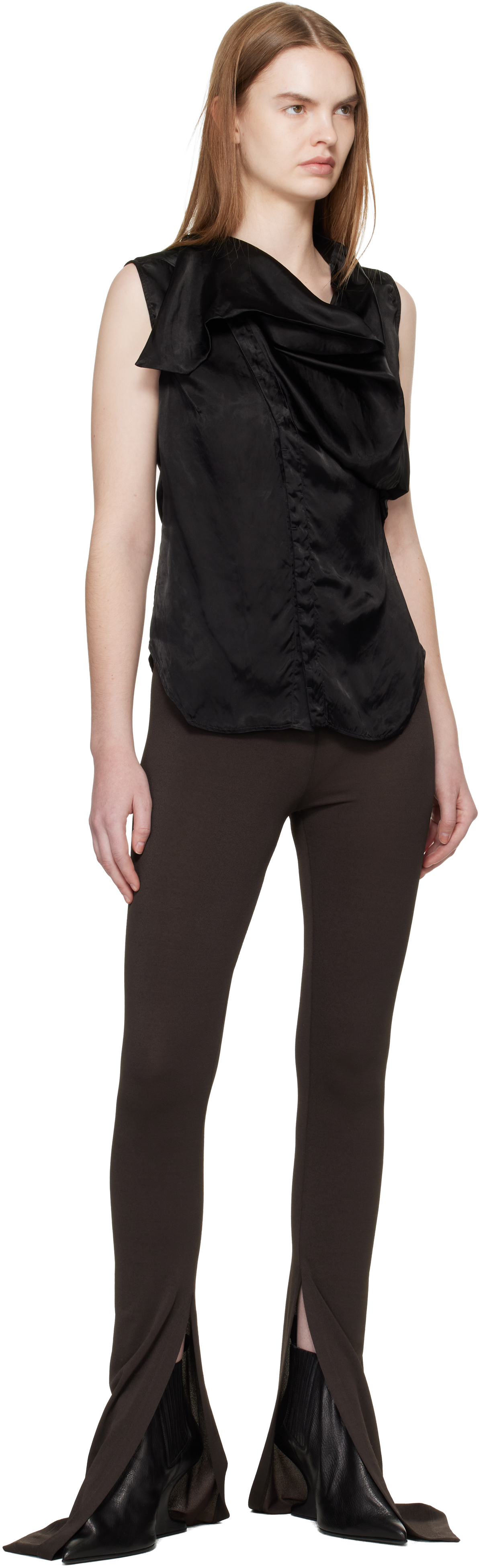 Black Temple SL Island Blouse