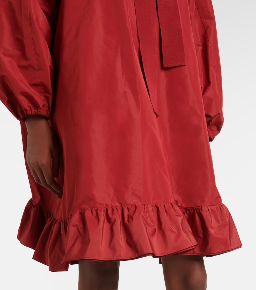 Frill ruffled midi dress