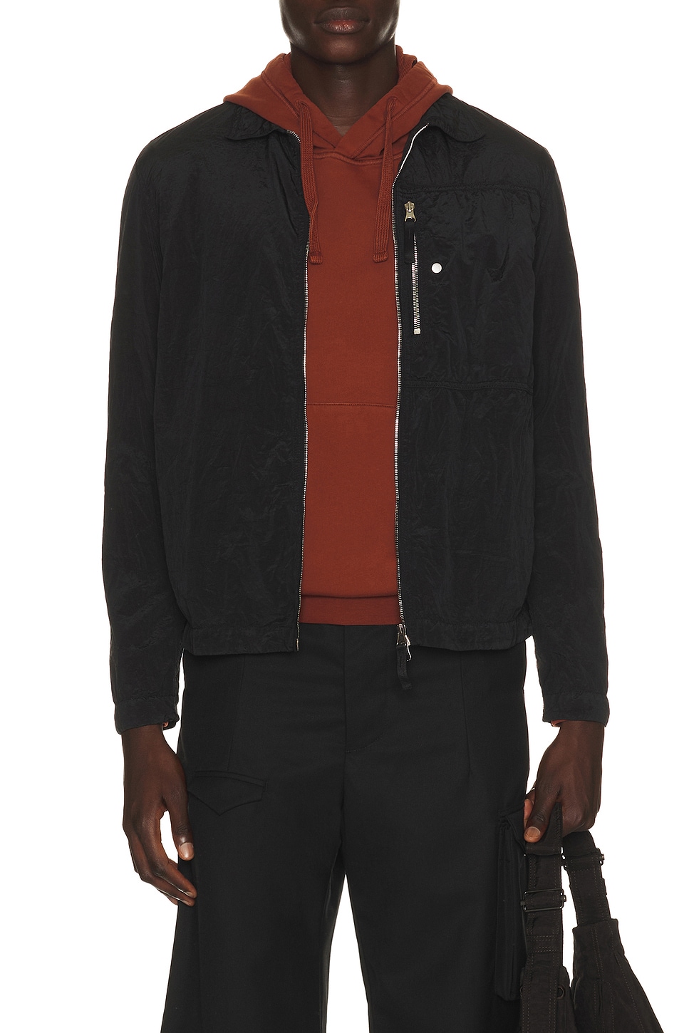 Stone Island Nylon Metal Overshirt in Black - Black. M also in XL/1X, XXL/2X