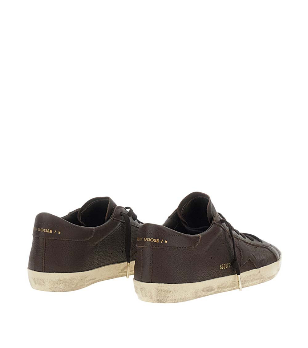 Golden Goose - superstar low top sneakers distressed finish