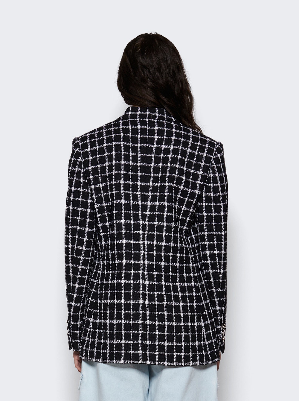 Checked Blazer
