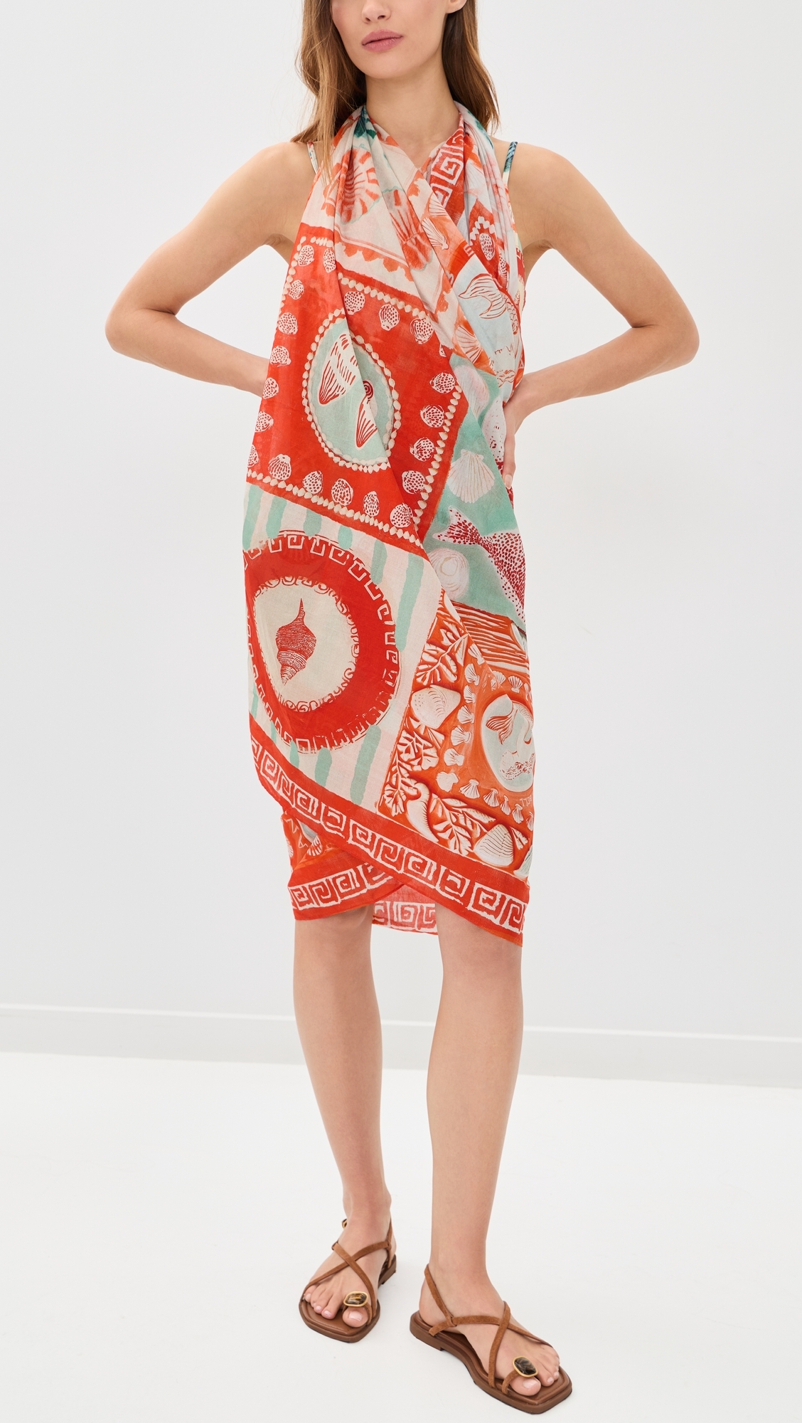 Sarong Cover Up Lost At Sea One Size