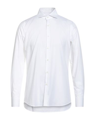 Man Shirt White Size 15 ½ Cotton, Elastane