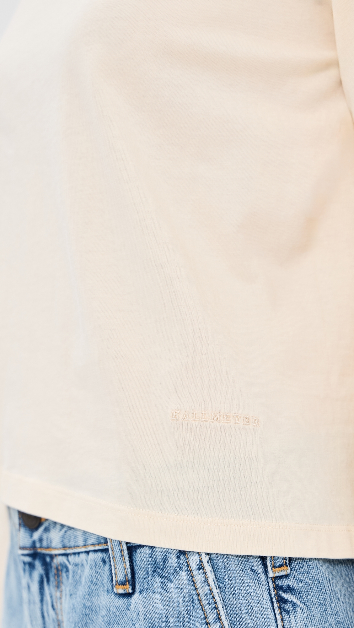 Wynn Long Sleeve T-Shirt Vanilla