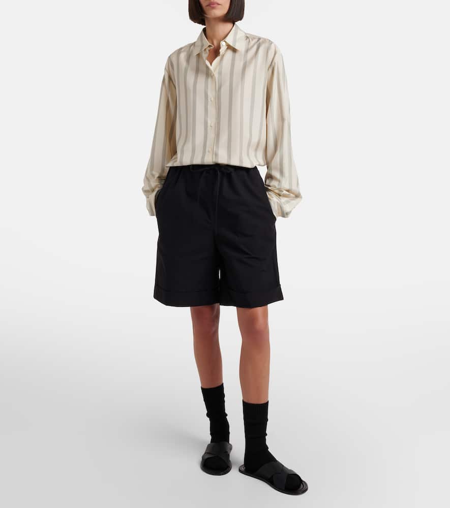Emiliano cotton shorts
