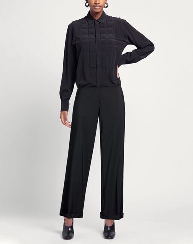 True Nyc Woman Pants Black Size 28 Virgin Wool, Polyamide, Elastane
