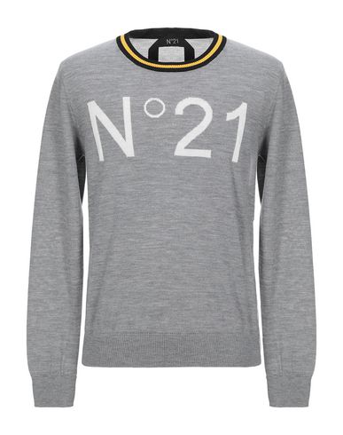N°21 Man Sweater Light grey Size 42 Virgin Wool