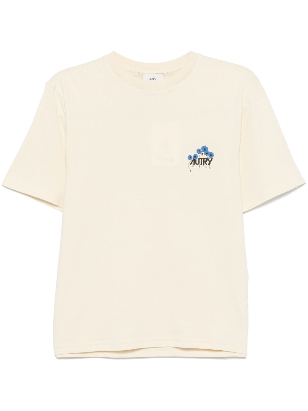 Logo-print T-shirt - Neutrals