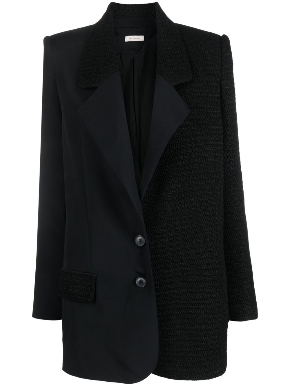 Caen crochet blazer - Black