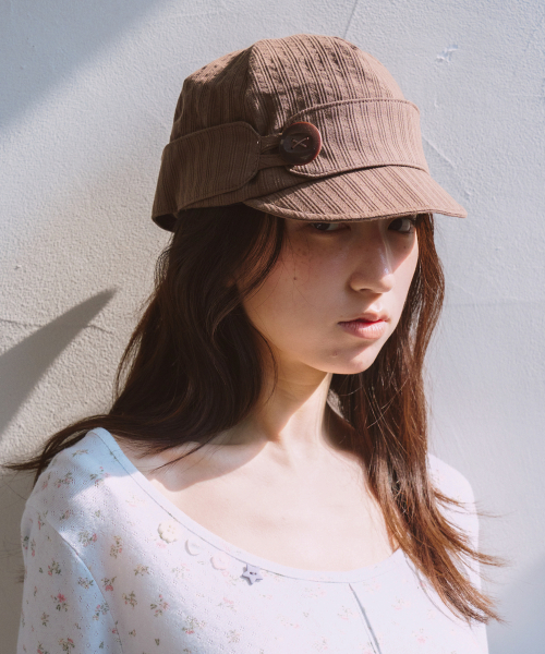 Button Strap Cap