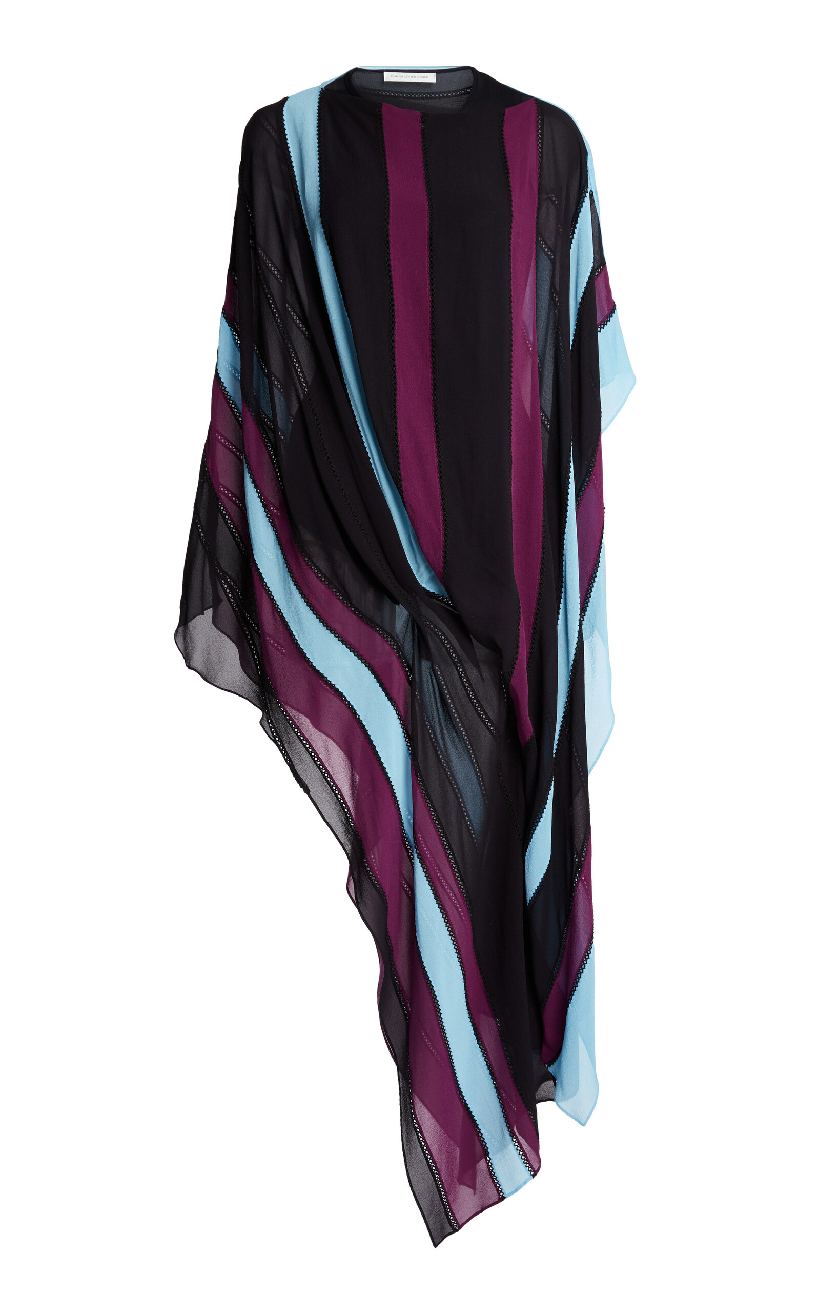 Vin Draped Silk Midi Dress - Moda Operandi