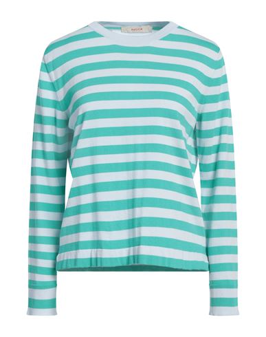 Jucca Woman Sweater Emerald green Size L Cotton
