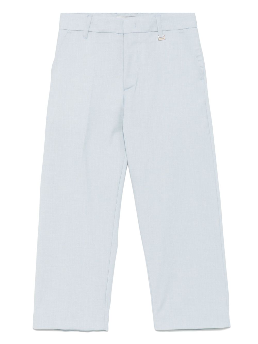 I'm brian slub-texture trousers - Blue