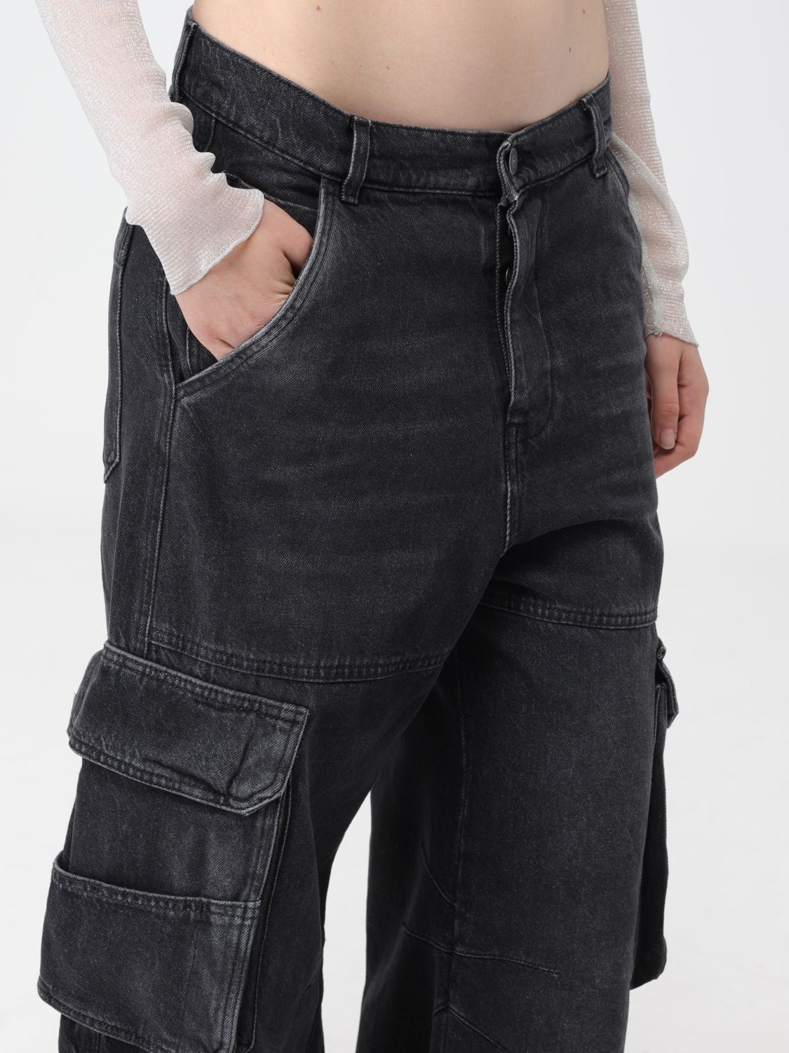 Jeans Woman color Black