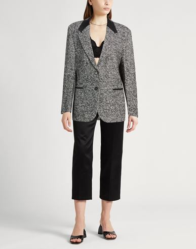 Woman Blazer Black Size 4 Acrylic, Wool, Polyamide, Alpaca wool