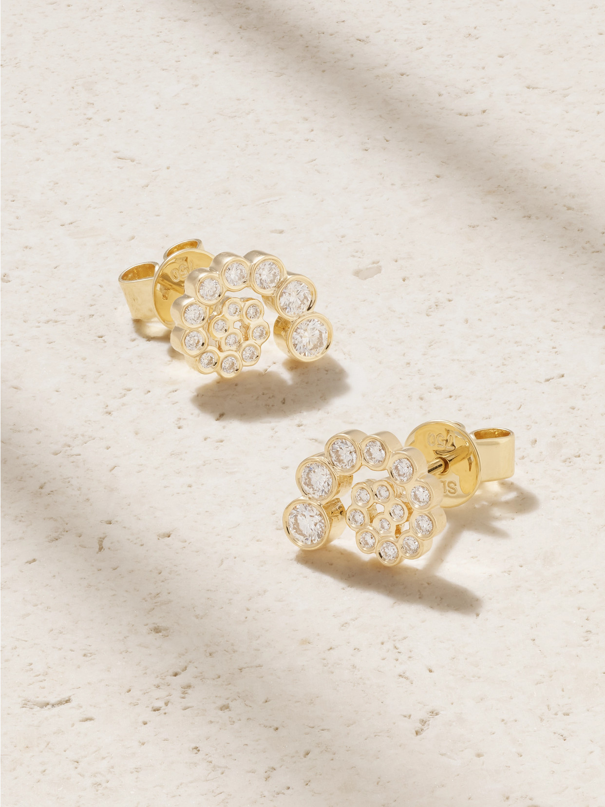Petit Rêve Escargot 18-karat Recycled Gold Diamond Earrings - One size