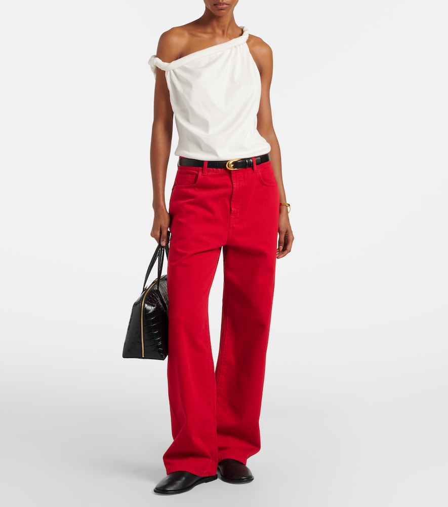 Róhe Cotton-blend top