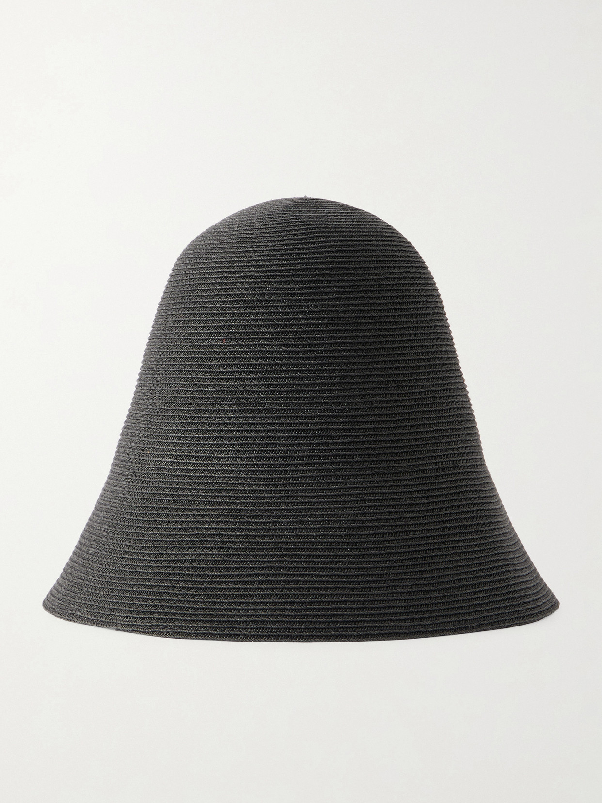 Faux Raffia Sunhat - Black
