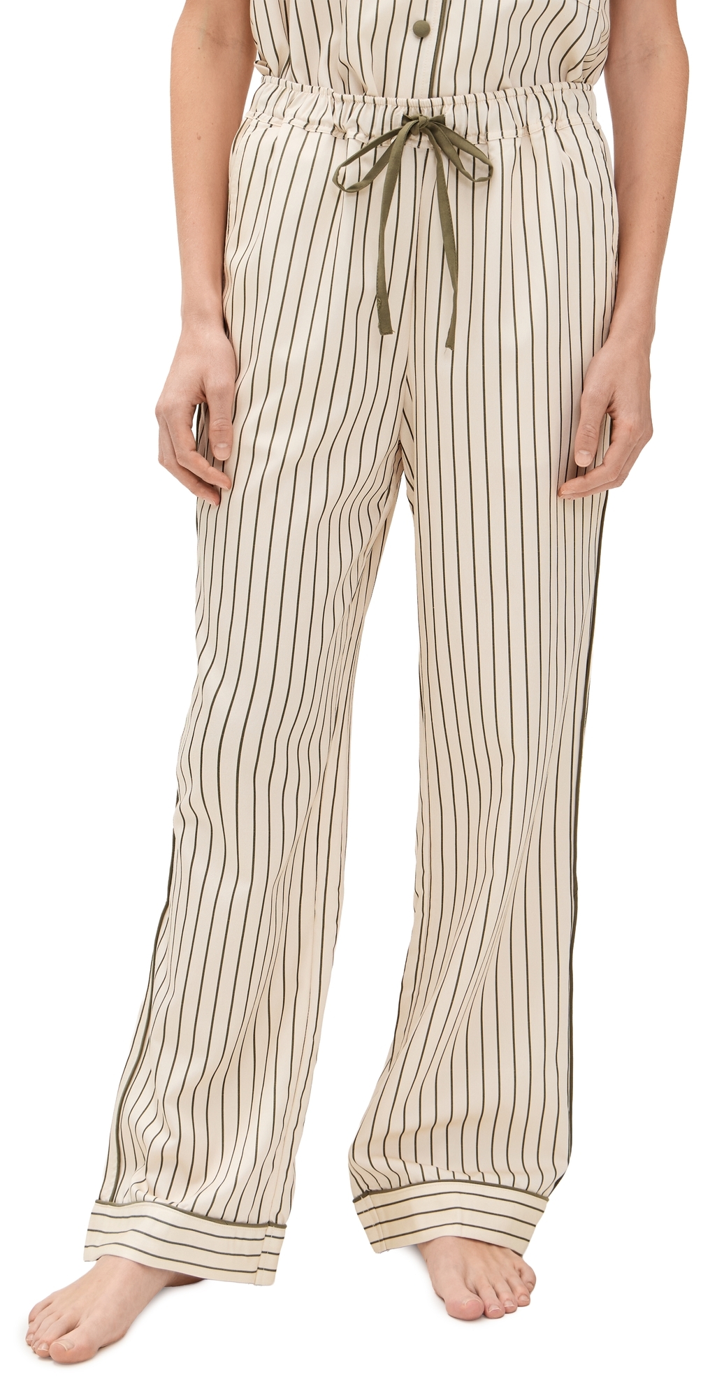 Sleep Pants Matcha Stripe