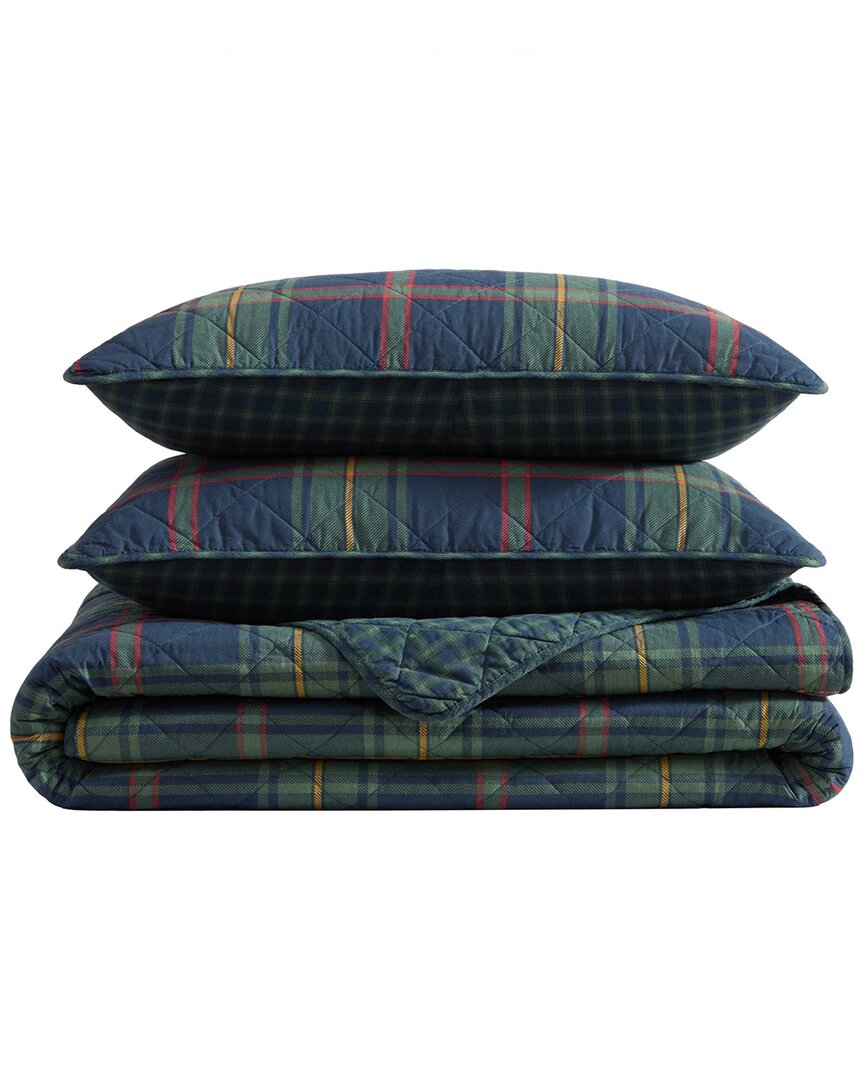 Preston Plaid Cotton Quilt Set
