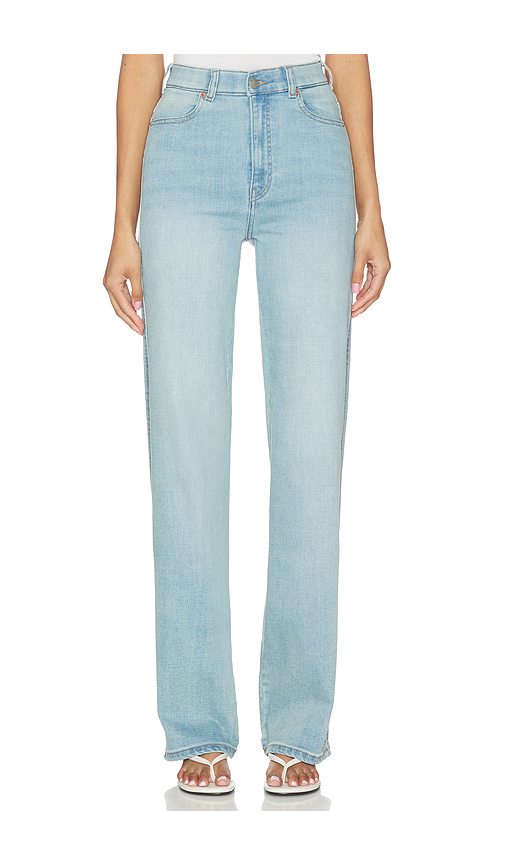 Dr. Denim Moxy Straight Jeans in Blue. L. Also in M, S