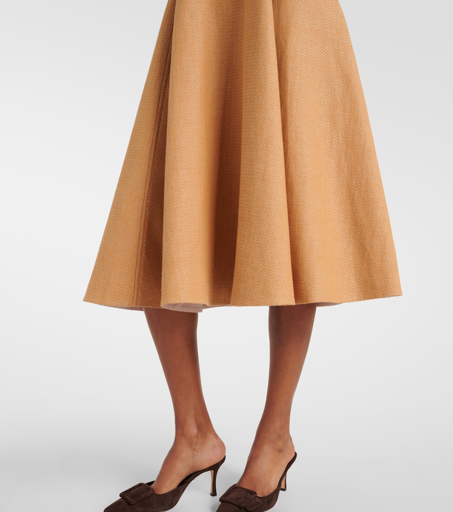 Jody cotton and linen blend dress