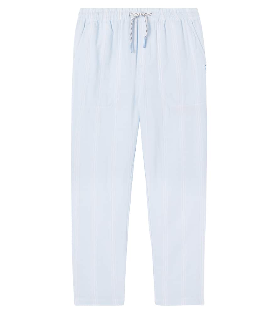 Scotch & Soda Kids Striped cotton pants
