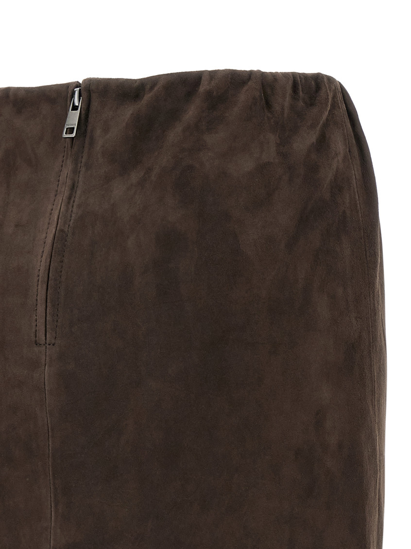 Suede Skirt