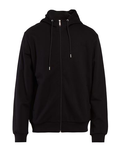 Man Sweatshirt Black Size XL Cotton