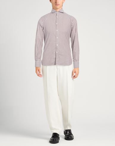 Man Shirt Taupe Size 15 ½ Cotton