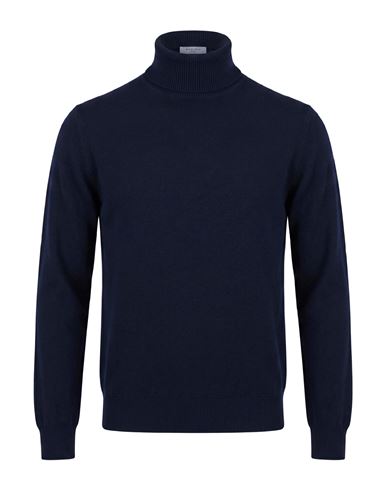 Man Turtleneck Midnight blue Size L Cashmere