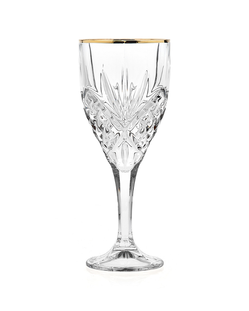 Dublin Set of 4 Gold 9oz Goblets