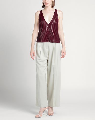 ! Woman Top Burgundy Size M Polyester