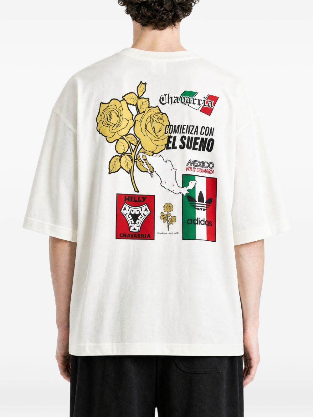 Adidas By Willy Chavarria bedrucktes Baumwoll-T-Shirt