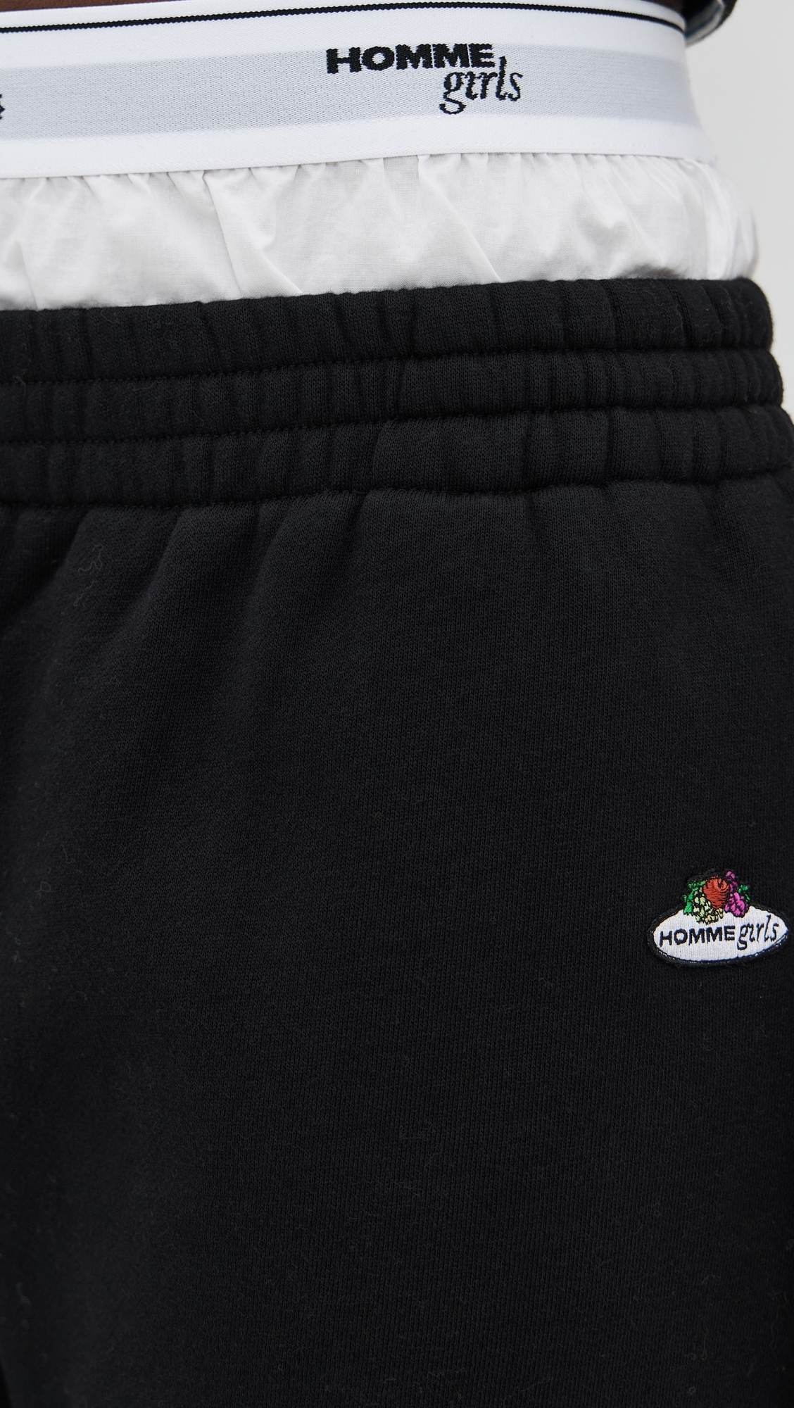 Homme Girls x Fruit of the Loom Boxer Sweatpants Black