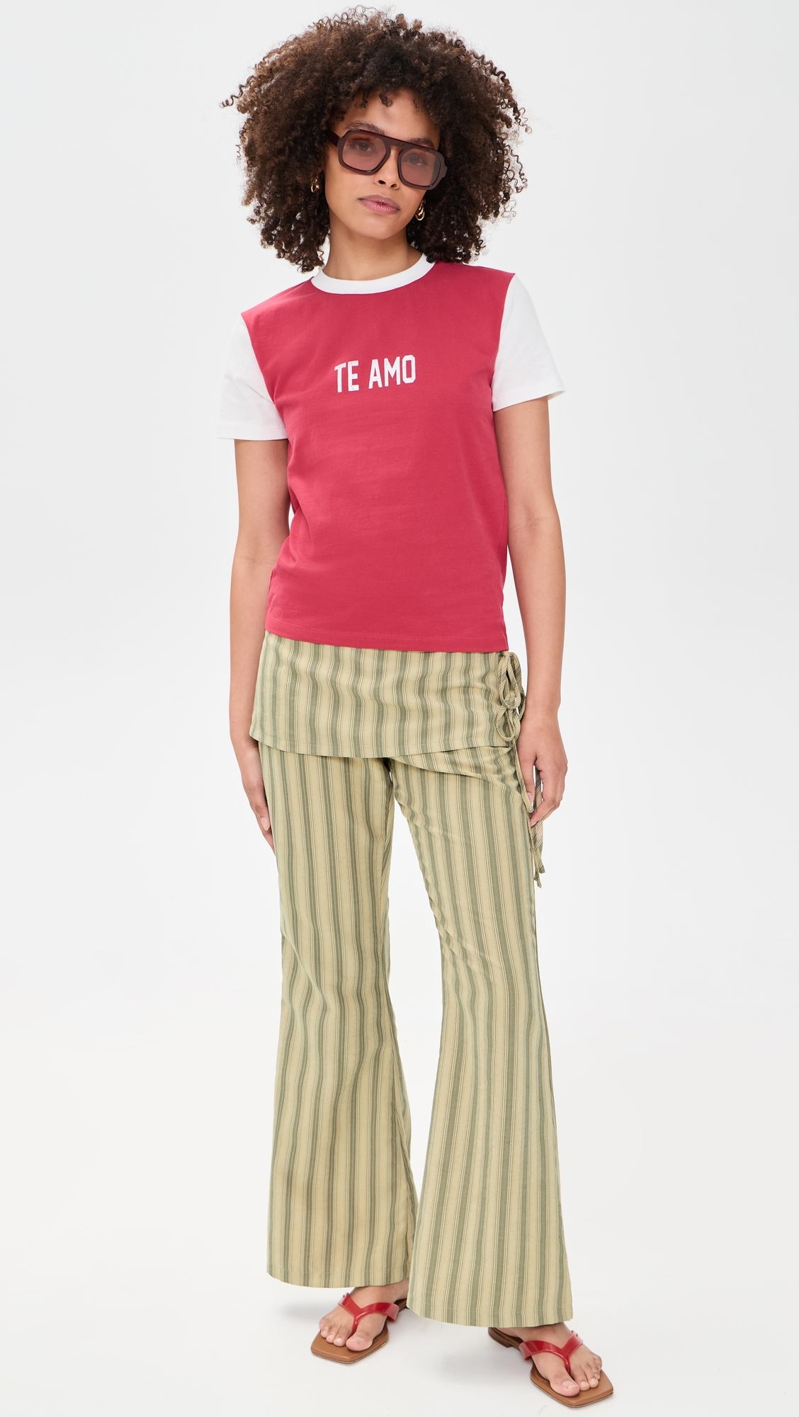 Alpine Pants Beige Stripe